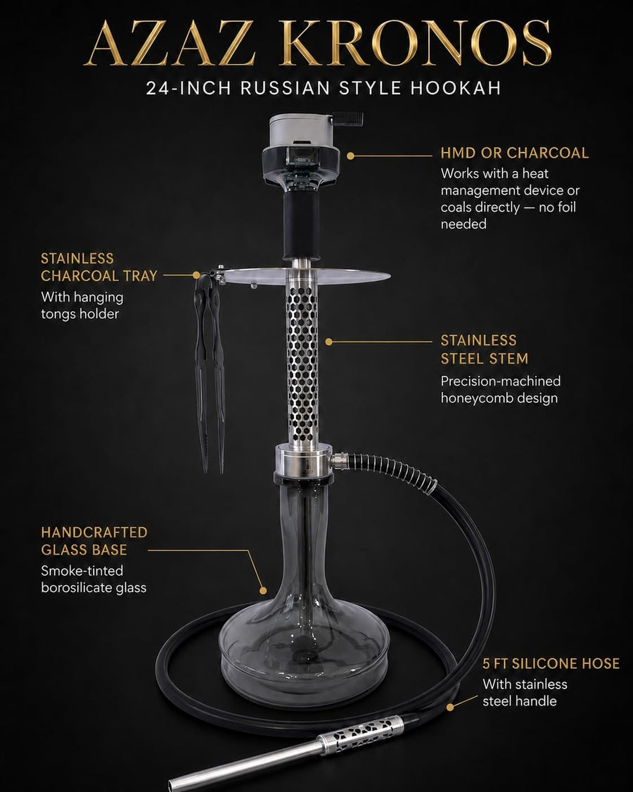 AZAZ Kronos stainless steel stem detail