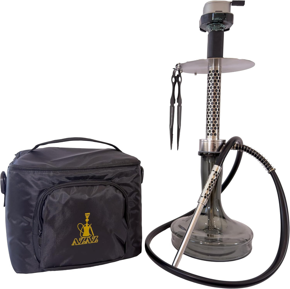 AZAZ Kronos 24-inch Russian-style hookah with stainless steel stem