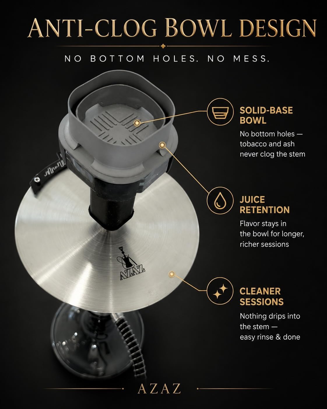 AZAZ Kronos hookah base