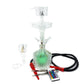 AZAZ Crystal Shisha — Luxury Glass Hookah Set with LED