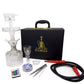 AZAZ Crystal Shisha — Luxury Glass Hookah Set with LED
