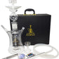 AZAZ Galactic Whirl — Luxury Glass Hookah Set with LED