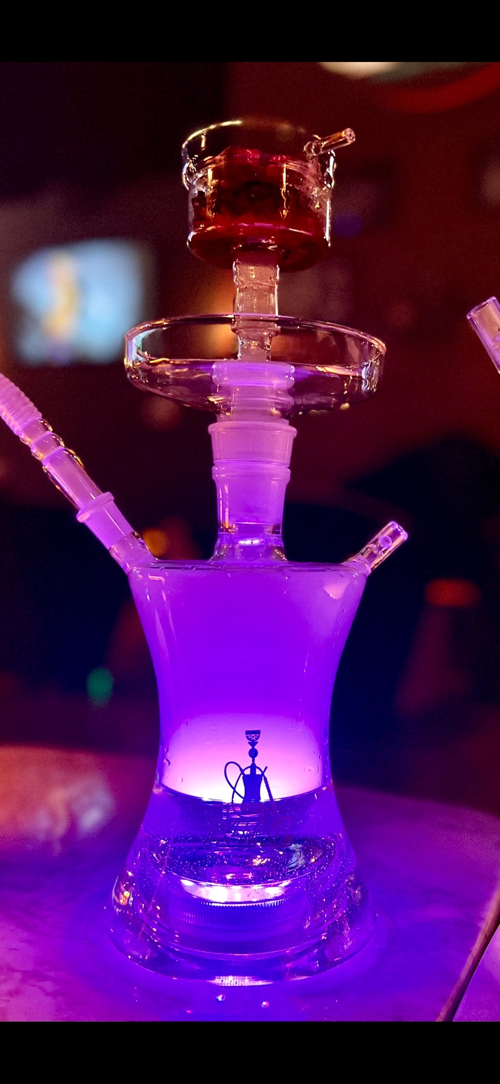 AZAZ Mystical Cloud Luxury Portable Glass Hookah Set with Glassdown St –  Azaz Hookah